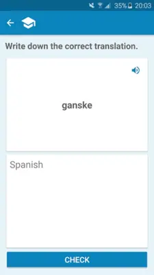 Norwegian-Spanish Dictionary android App screenshot 4